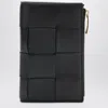 Bottega Veneta | Cassette Bi-fold Wallet Medium Black In Black