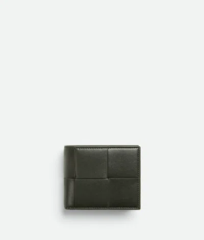 Bottega Veneta Bottega  Veneta Cassette Bi-fold Wallet With Coin Purse In Green