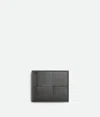 Bottega Veneta Intrecciato Passport Holder In Lapilli/limonite