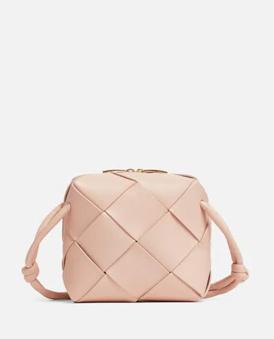 Bottega Veneta Mini Cassette Camera Bag In Nude