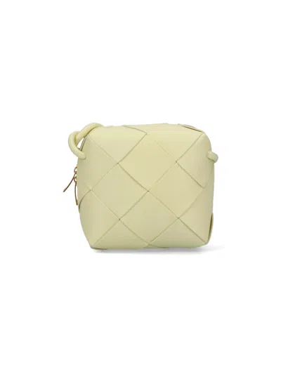 Bottega Veneta Mini Cassette Camera Bag In Yellow