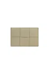 Bottega Veneta Cassette Card Bag In Nude