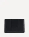 Bottega Veneta Rectangular Design Leather Card Holder In Black