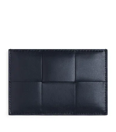 Bottega Veneta Cassette Card Holder In Black