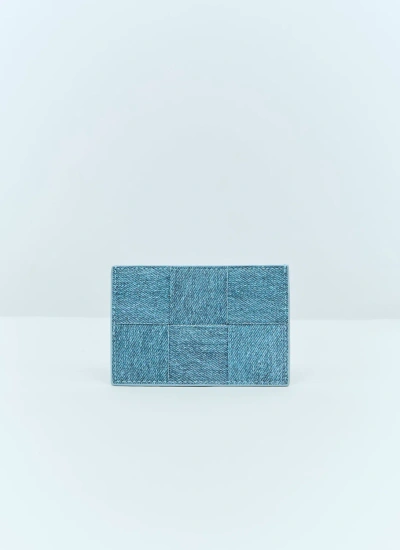 Bottega Veneta Cassette Cardholder In Blue