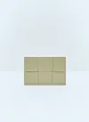 Bottega Veneta Women Cassette Card Holder In Grey