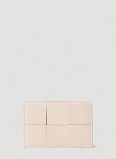 Bottega Veneta Cassette Cardholder In Pink