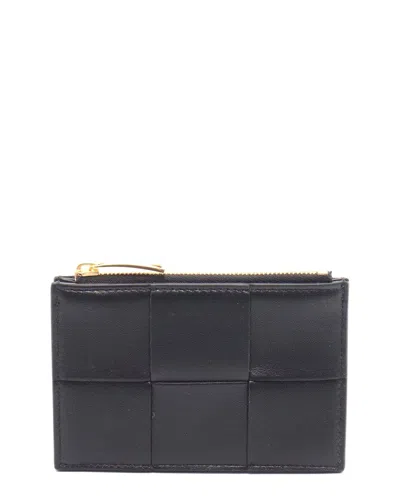 Bottega Veneta Cassette Coin Case (authentic Pre-loved) In Black
