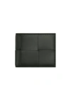 Bottega Veneta Intrecciato Passport Holder In Black