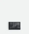 Bottega Veneta Bottega  Veneta Cassette Credit Card Case In Noir