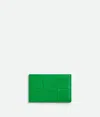 Bottega Veneta Cassette Credit Card Case In Green