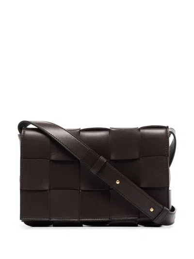 Bottega Veneta Cassette Cross-body Bag In Brown