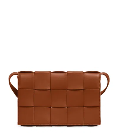 Bottega Veneta Cassette Cross-body Bag In Brown