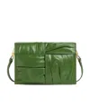 Bottega Veneta Cassette Cross Body Bag In Green