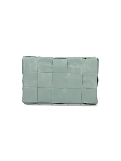 Bottega Veneta 'cassette' Crossbody Bag In Beige