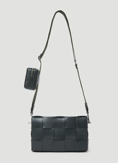 Bottega Veneta Cassette Crossbody Bag In Black