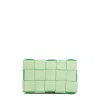 Bottega Veneta Cassette Intrecciato Leather Crossbody Bag In Green