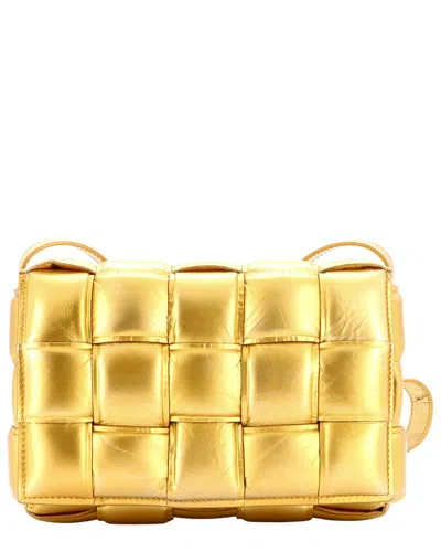 Bottega Veneta Cassette Crossbody Bag Padded Maxi Intrecciato (authentic Pre-  Loved) In Yellow
