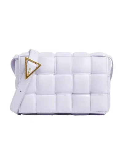 Bottega Veneta Cassette Crossbody Bag In Purple