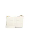 Bottega Veneta Cassette Crossbody Bag In White
