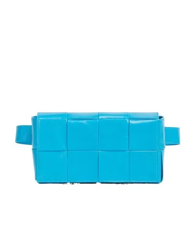 Bottega Veneta Cassette Fanny Bag In Blue