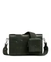 Bottega Veneta Cassette With Versatile Strap In Dark Green-silver