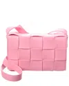 Bottega Veneta Cassette Maxi Intrecciato Leather Crossbody