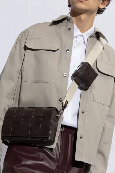 Bottega Veneta ‘cassette Medium' Shoulder Bag In Brown
