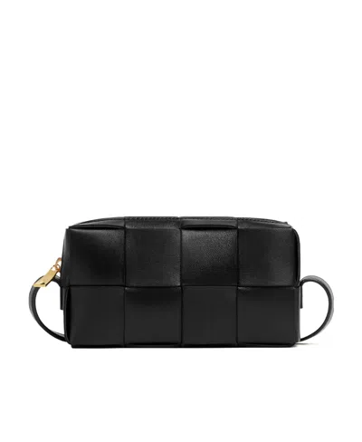 Bottega Veneta Cassette Mini Bag In Black