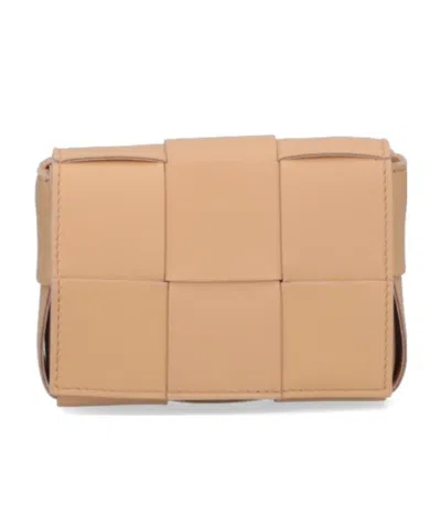 Bottega Veneta Cassette Mini Bag In Nude