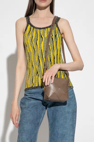 Bottega Veneta ‘cassette Mini' Shoulder Bag In Brown