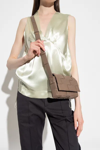 Bottega Veneta ‘cassette Mini' Shoulder Bag In Brown