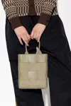 Bottega Veneta Mini Cassette Intreccio Tote Bag In Grey