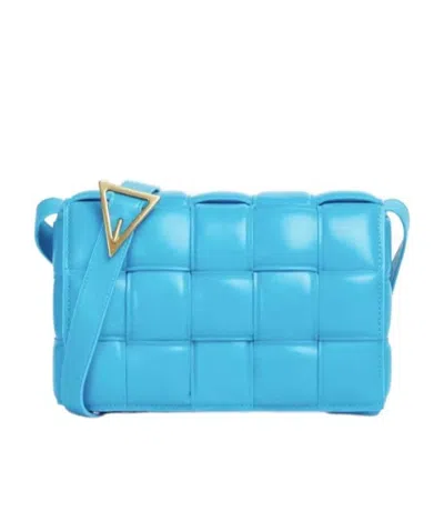 Bottega Veneta Cassette Padded Crossbody Bag In Green