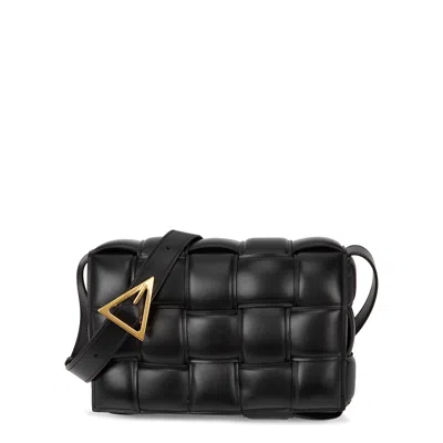 Bottega Veneta Cassette Padded Leather Cross-body Bag In Burgundy