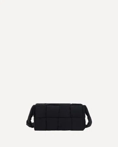 Bottega Veneta Padded Tech Cassette Crossbody Bag In Black