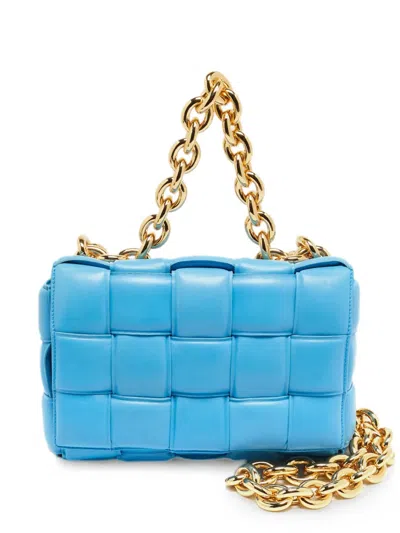 Pre-owned Bottega Veneta Cassette Padded Tote Bag In Blue