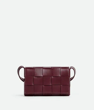 Bottega Veneta Kleine Cassette In Barolo