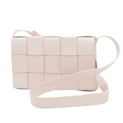 Bottega Veneta Cassette Pink Leather Shoulder Bag ()