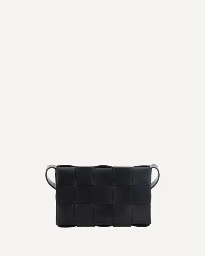 Bottega Veneta Cassette Shoulder Bag In Black