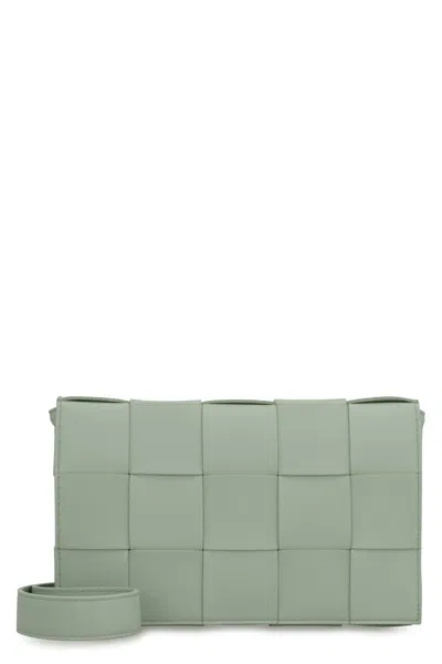 Bottega Veneta Cassette Shoulder-bag In Green