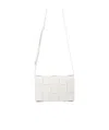 Bottega Veneta Cassette Shoulder Bag In White