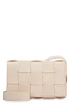 Bottega Veneta Intrecciato Leather Crossbody Handbag For Women In Pink In Pink