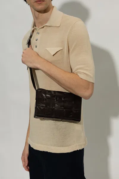 Bottega Veneta ‘cassette Small' Shoulder Bag In Brown
