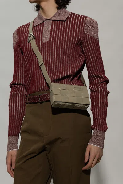 Bottega Veneta ‘cassette Small' Shoulder Bag In Green