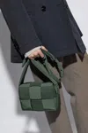 Bottega Veneta ‘cassette Small' Shoulder Bag In Green