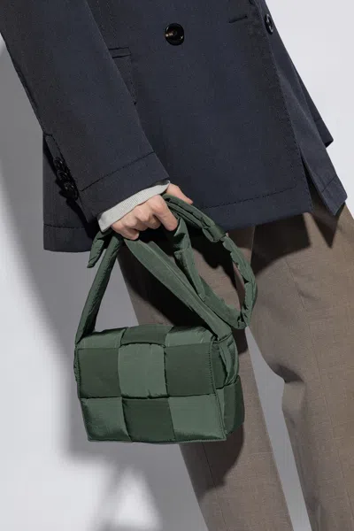 Bottega Veneta ‘cassette Small' Shoulder Bag In Green