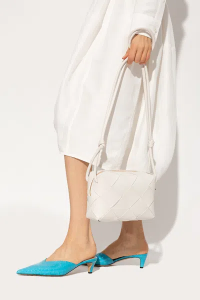 Bottega Veneta ‘cassette Small' Shoulder Bag In Grey