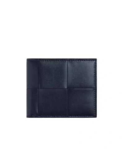 Bottega Veneta Slim Cassette Long Wallet In Black