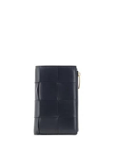 Bottega Veneta Cassette Wallet In Black